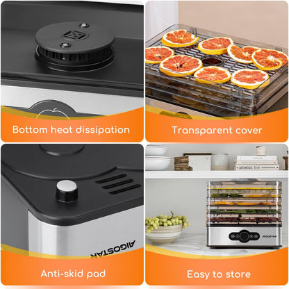 Massimizza il sapore e la durata di conservazione con l'Aigostar Crispy Dehydrator